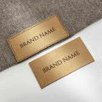 Genuine leather labels