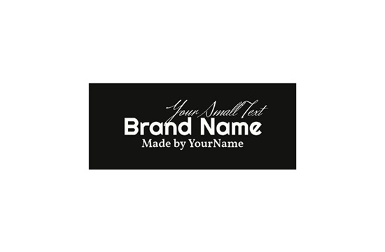 Fabric label Model TL-M126  Brand name textile labels - BestLabels™ USA